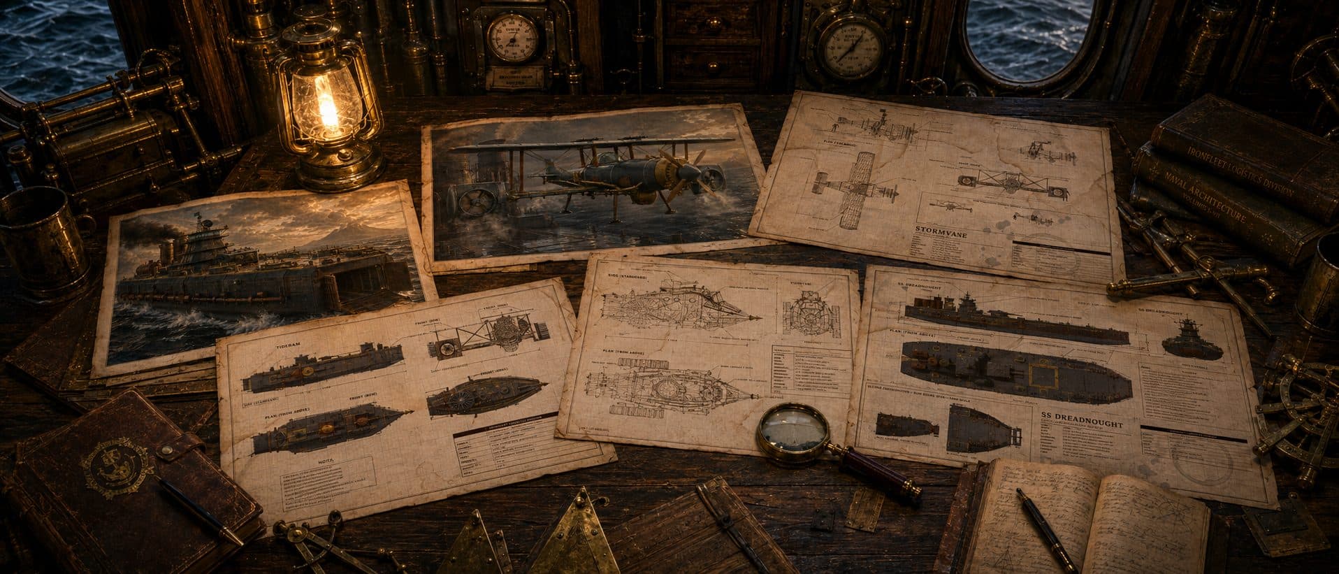 The Ironfleet plans on the chart table